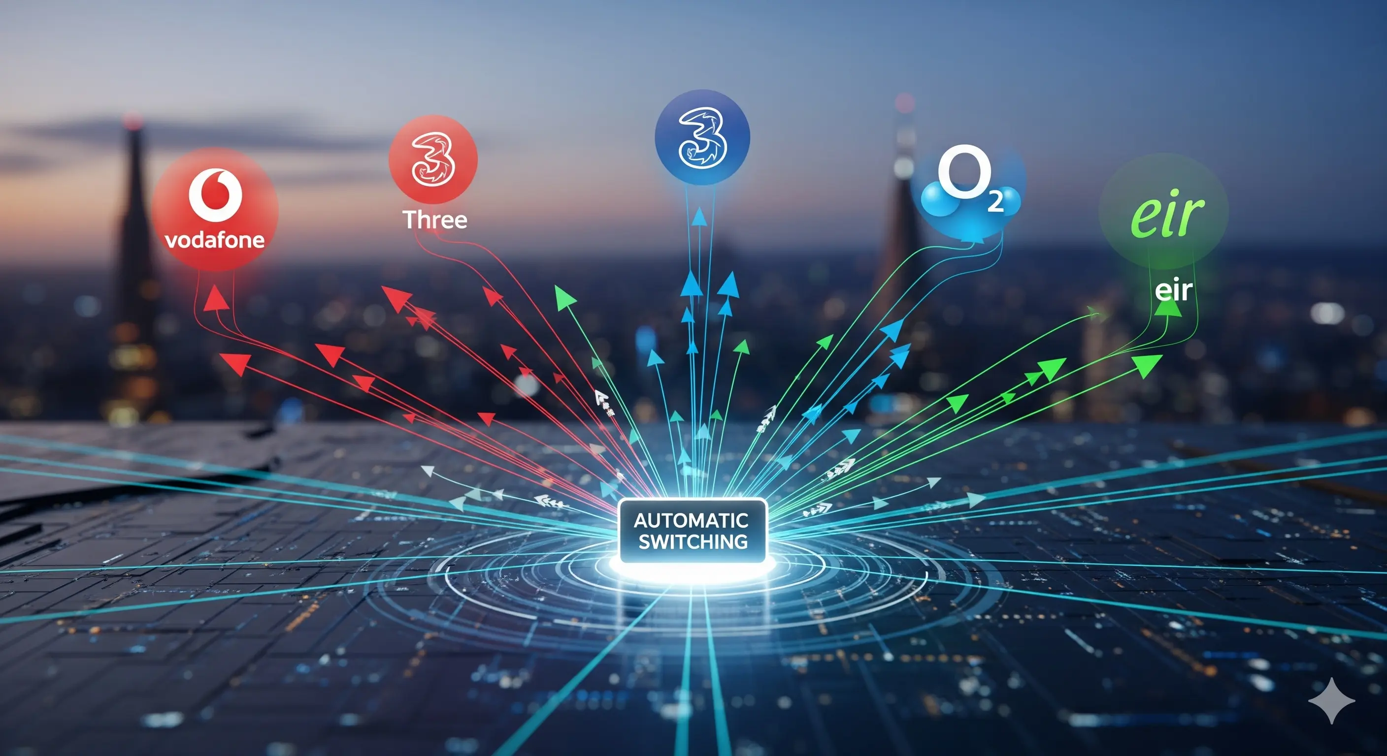 Multi-network IoT SIM resilience across Ireland and UK